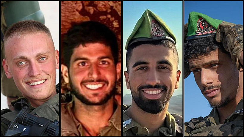 סמ"ר גלעד הראל, סמ"ר בן כהן, סרן נועם מדמוני, סמ"ר מקסים אנטיס