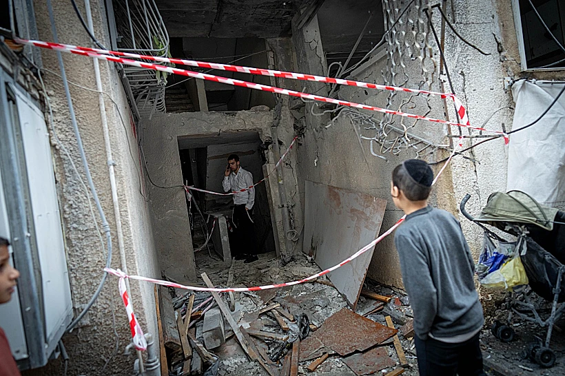 זירת נפילה בבני ברק