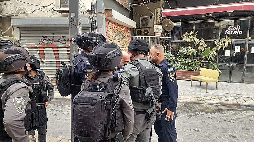 זירת קריסת הבניין בתל אביב