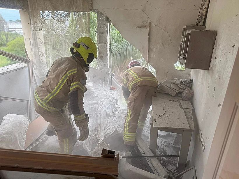 זירת הנפילה בקריית שמונה