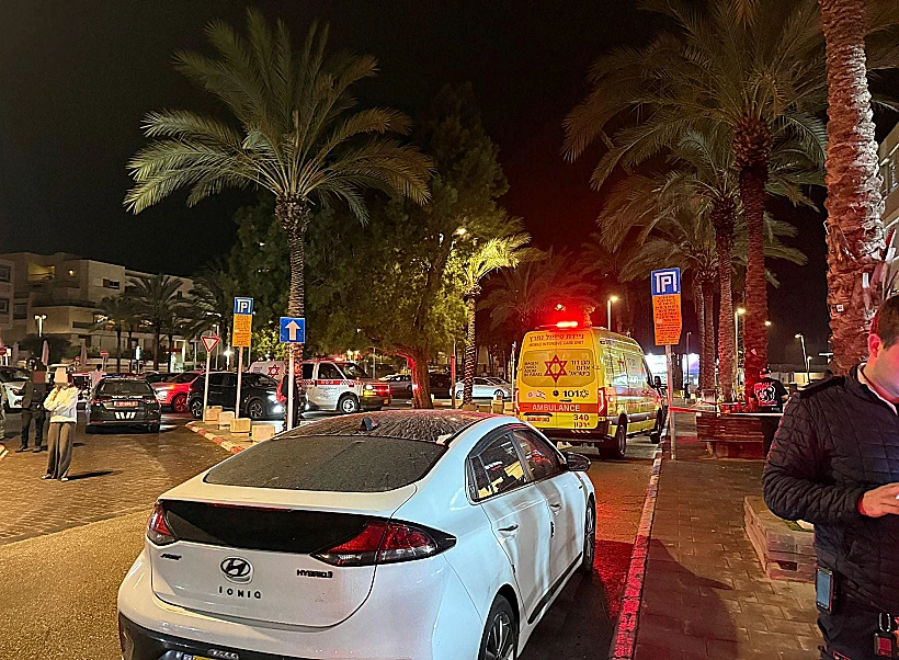 זירת הרצח בהרצליה