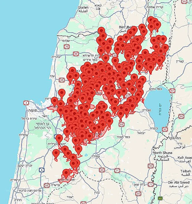 אזעקות ברחבי הצפון