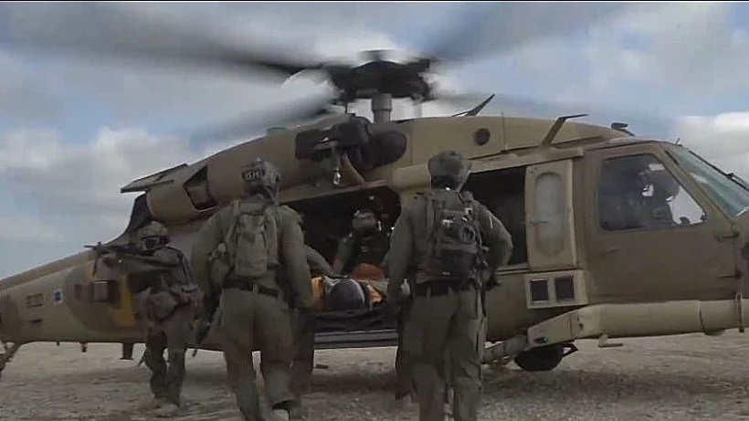 לוחמי 669 בתרגיל חילוץ פצועים