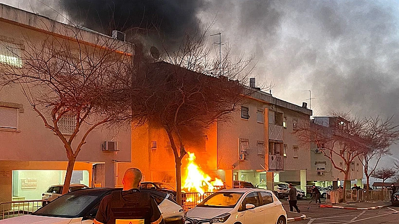 זירת פגיעה בחיפה