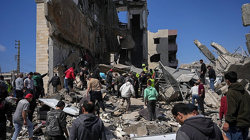 הרס בלבנון אחרי תקיפות צה"ל