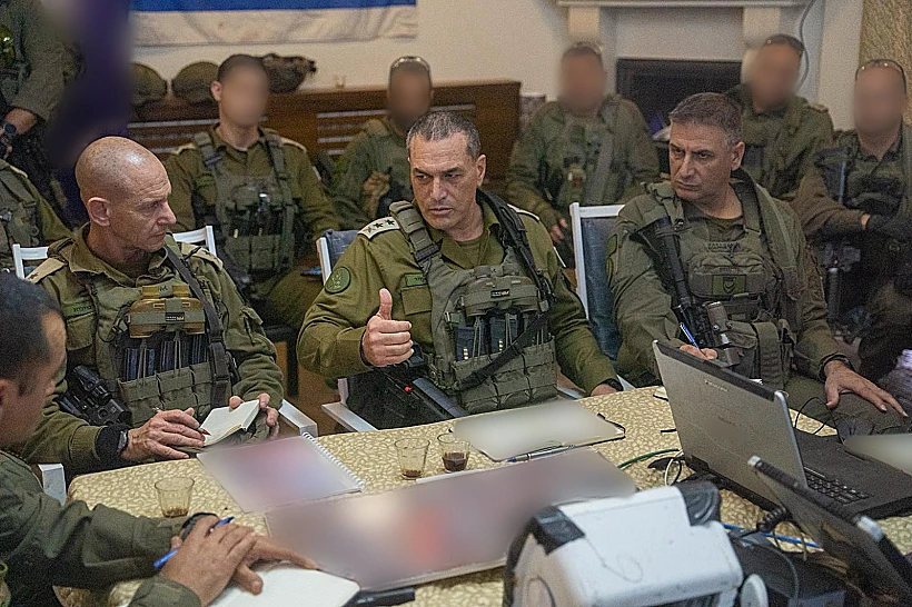 הרמטכ"ל אייל זמיר בהערכת מצב בדרום לבנון