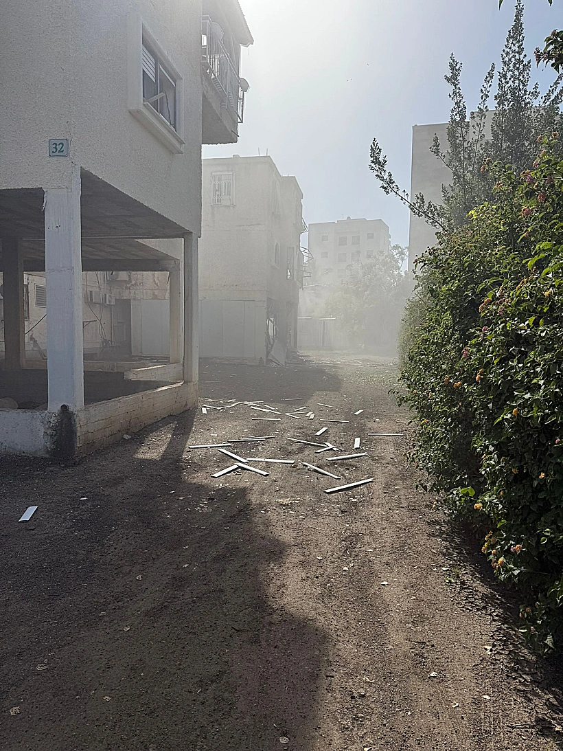 פגיעה ישירה בנהריה