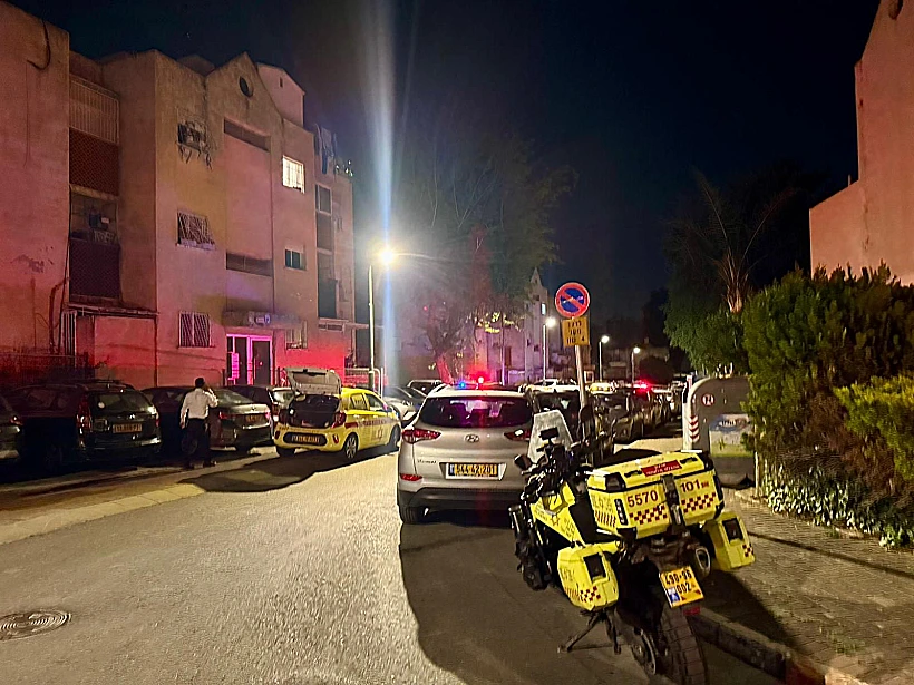 זירת הרצח בהרצליה