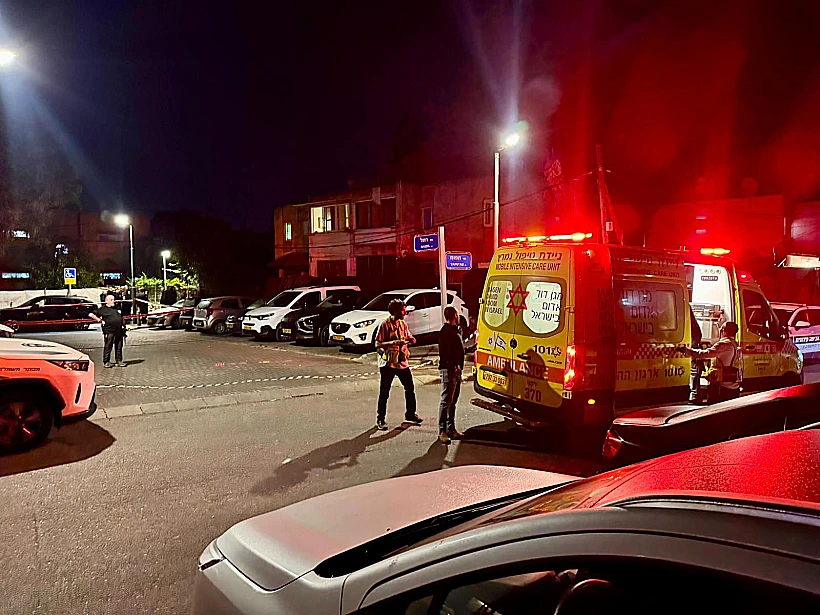 זירת הרצח בהרצליה