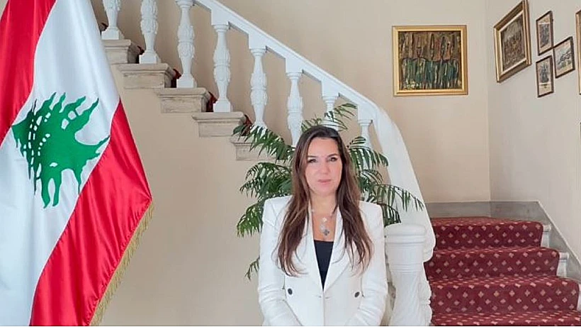 שגרירת לבנון בארה"ב נדא חמאדה מעווד