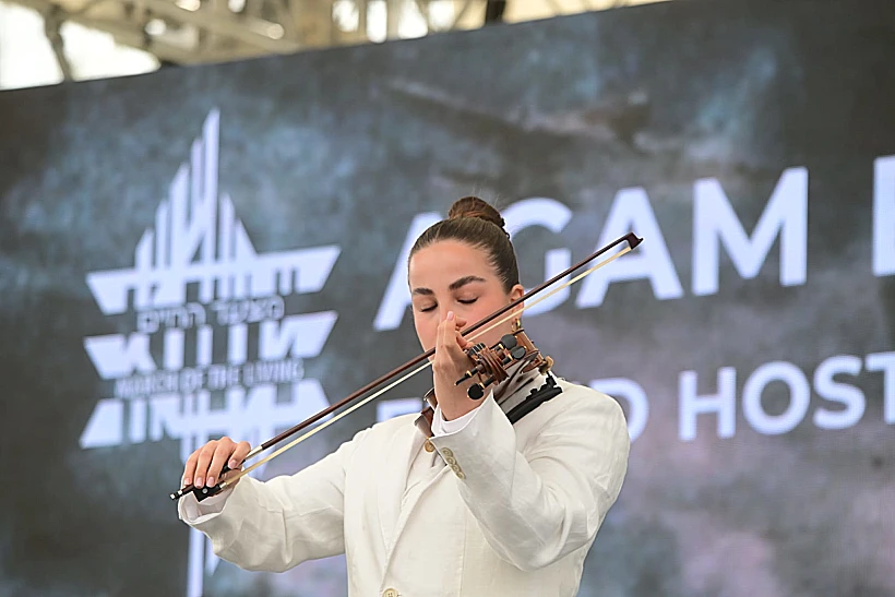 אגם ברגר במצעד החיים בפולין