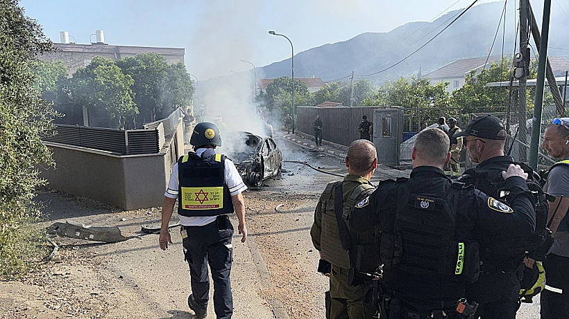 זירת הנפילה בקריית שמונה