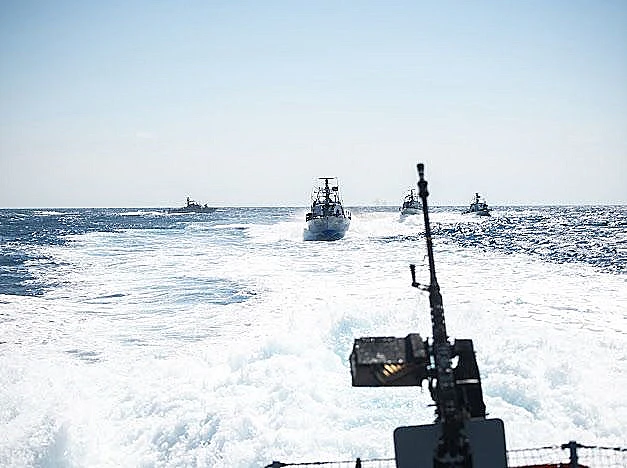 פעילות פלגות הביטחון השוטף בחיל הים