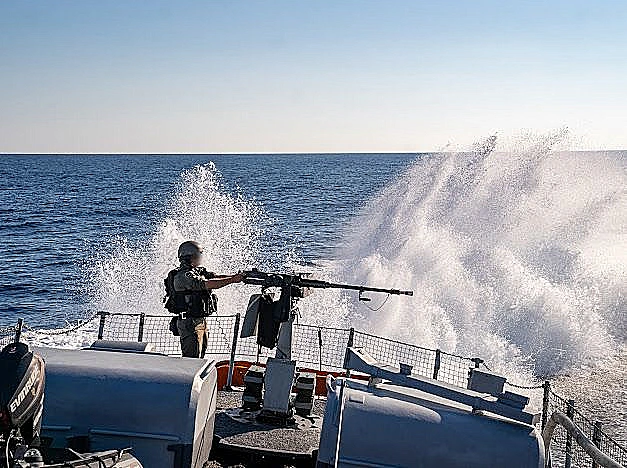 תיעוד מפעילות שייטת ספינות הטילים במלחמת חרבות ברזל