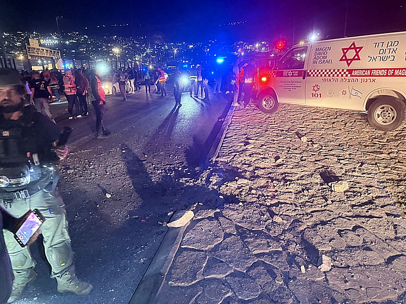 זירת הנפילה סמוך לכרמיאל