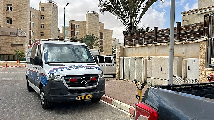 זירת הרצח בבאר שבע