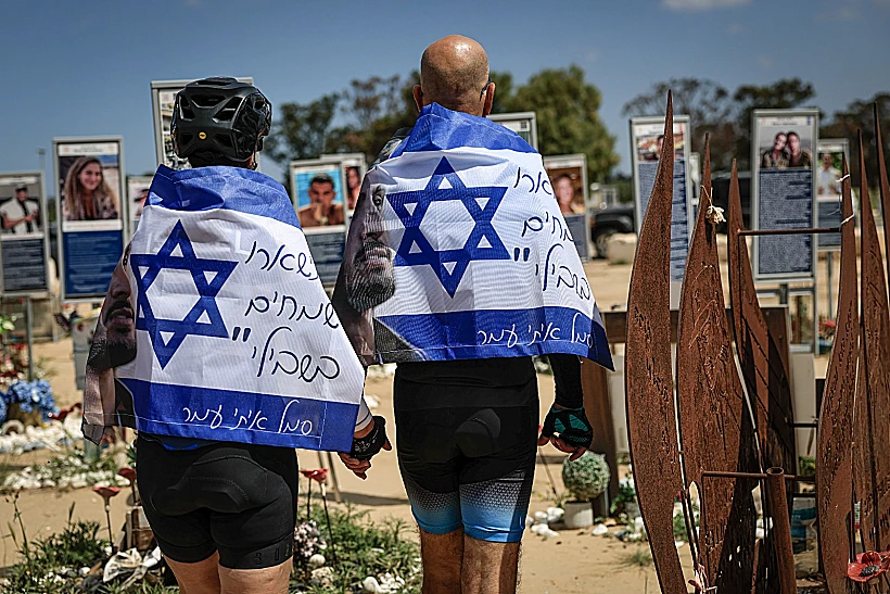 מציינים את יום הזיכרון בזירת הטבח בפסטיבל נובה