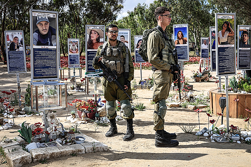 מציינים את יום הזיכרון בזירת הטבח בפסטיבל נובה