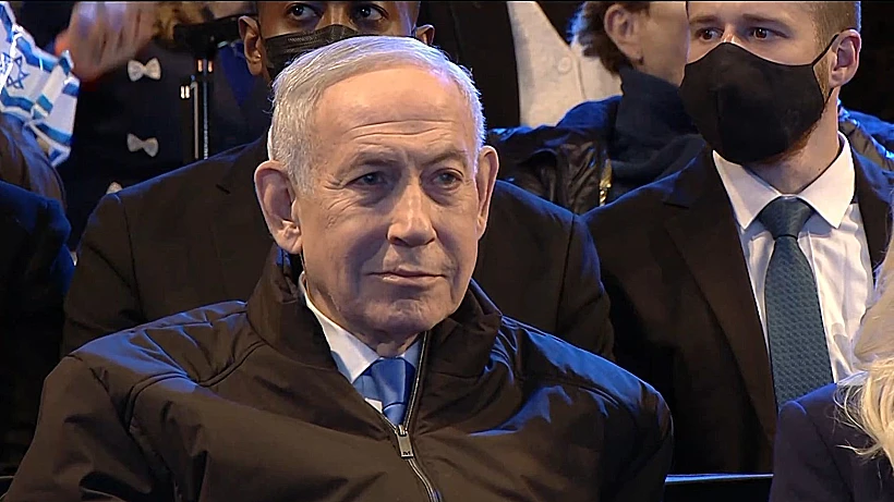 ראש הממשלה בנימין נתניהו בטקס הדלקת המשואות