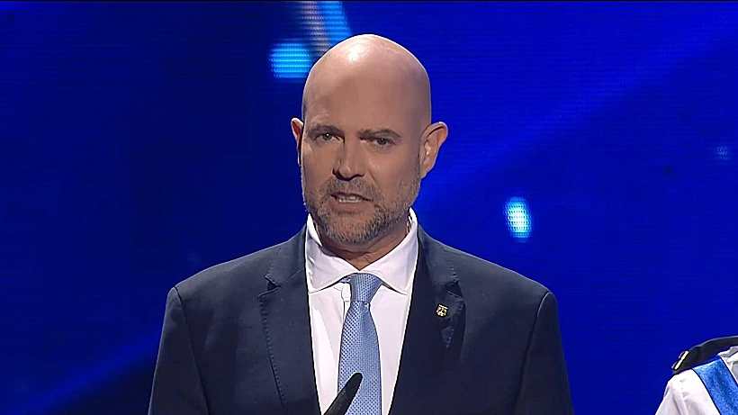 יו"ר הכנסת אמיר אוחנה בטקס הדלקת המשואות