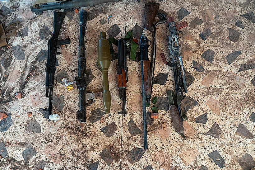 אמל"ח שנתפס בדרום לבנון