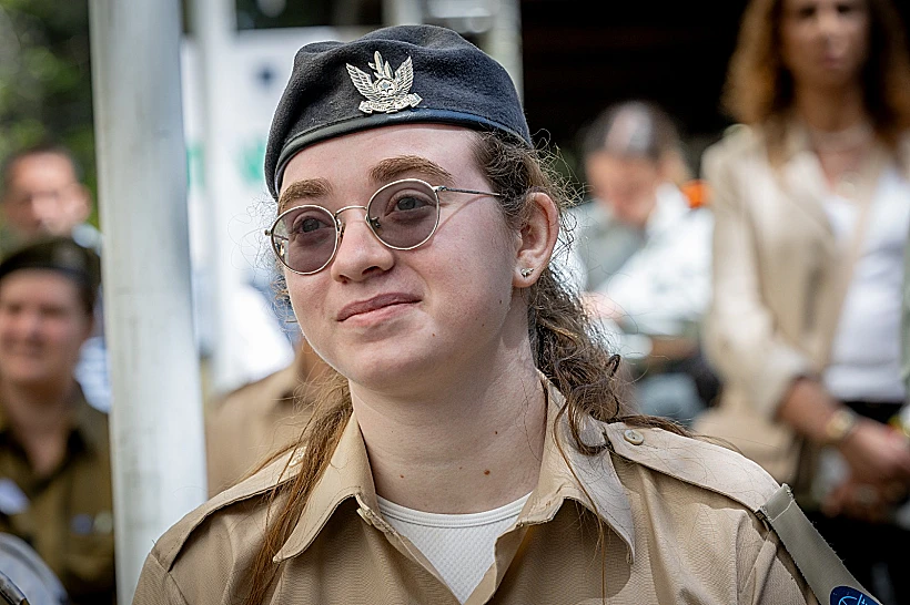 שורדת השבי מיאה ליימברג בטקס החיילים המצטיינים בבית הנשיא