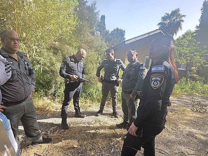 זירת הרצח וההתאבדות באביאל