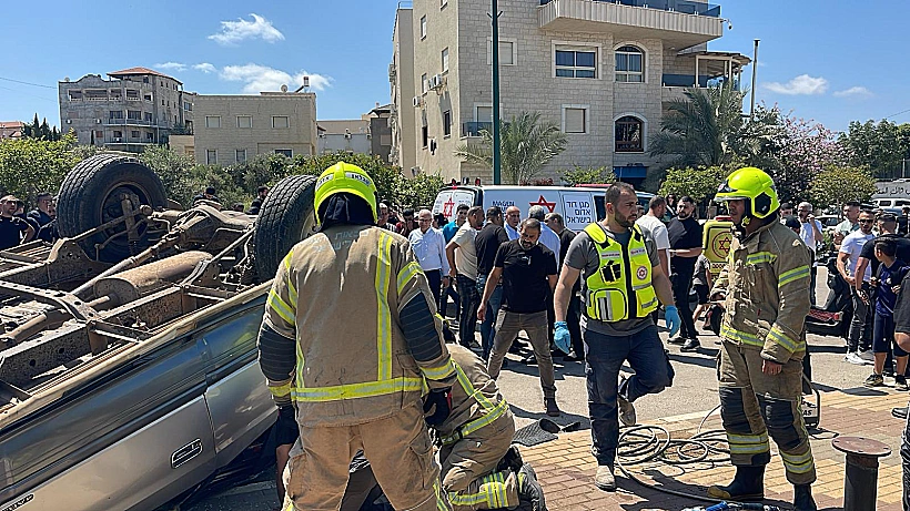 זירת התאונה בסח'נין