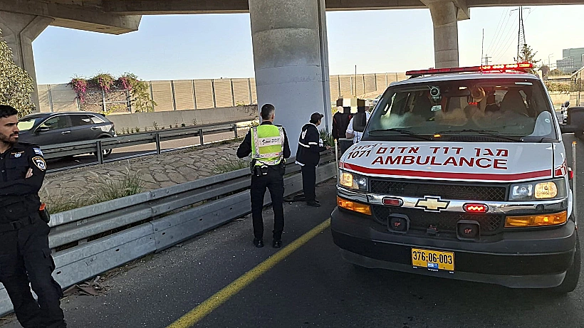 זירת התאונה בכביש 531