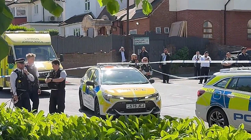 זירת פיגוע הדקירה בלונדון