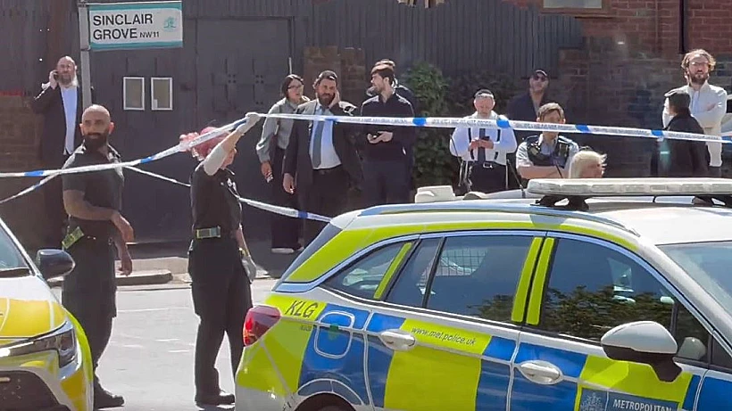 זירת פיגוע הדקירה בלונדון