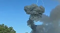 תיעוד השניות שאחרי פגיעת רחפן הנפץ בגליל