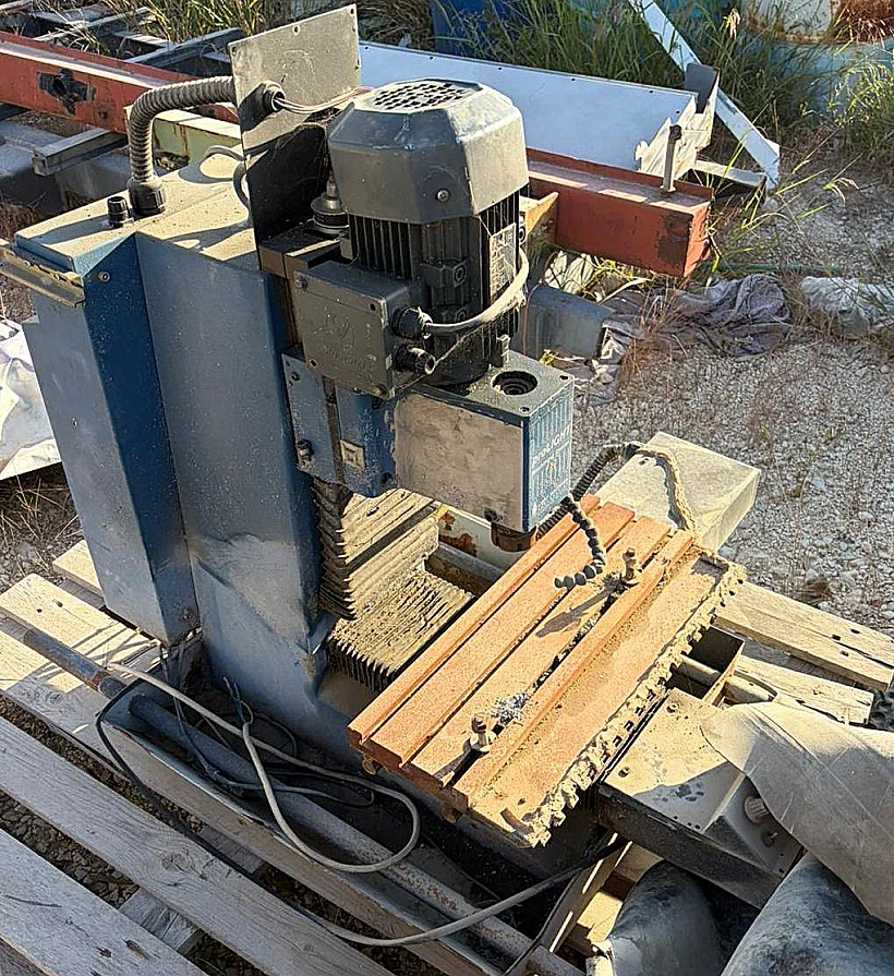 מחרטה לייצור מטענים שהוחרמה ביו"ש