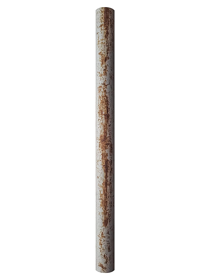 עמוד מתכת באורך 2.5 מטר