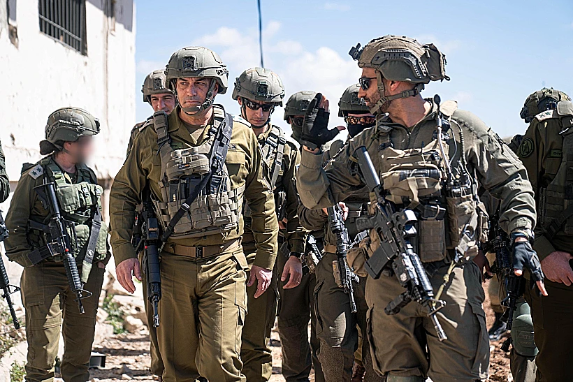 הרמטכ"ל אייל זמיר בהערכת מצב בדרום לבנון
