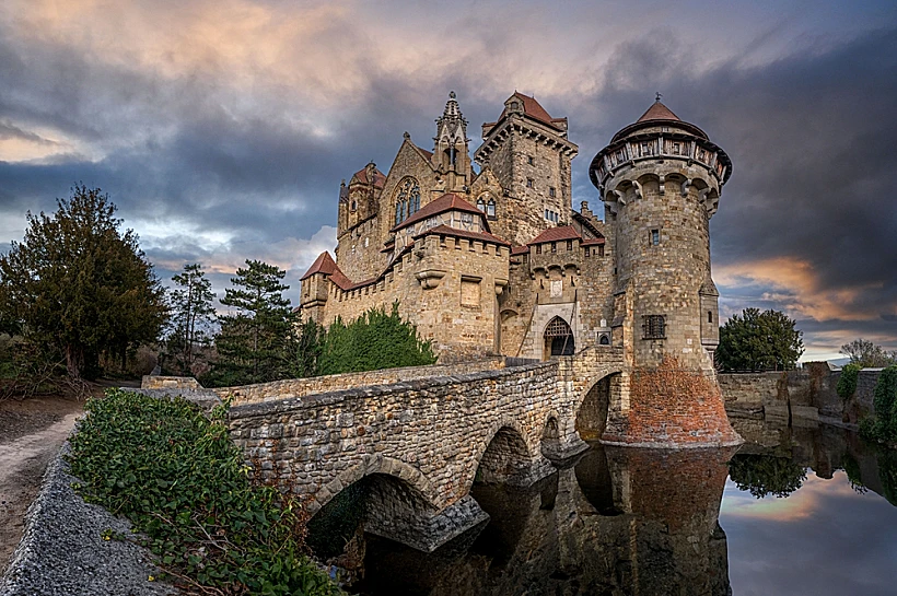 Burg,kreuzenstein,טירת קרויצנשטיין אוסטריה וינה