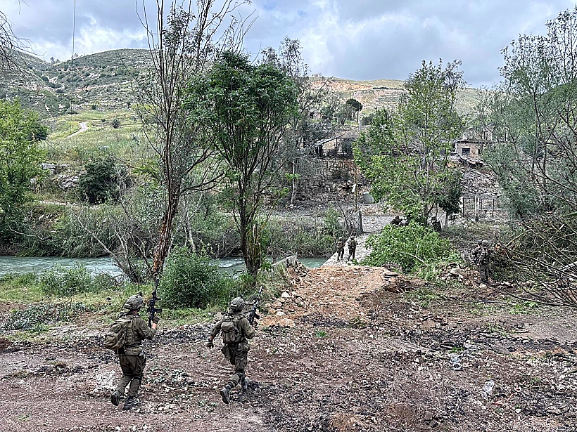 כוחות צה"ל במבצע להשגת שליטה מבצעית בנהר הליטני