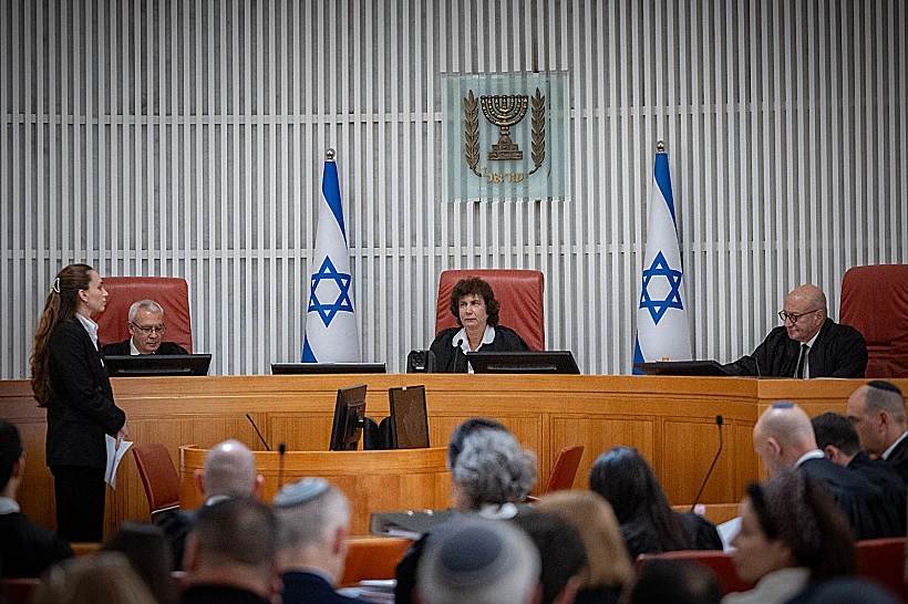 הרכב שופטי בג"ץ בעתירה נגד מינוי גופמן