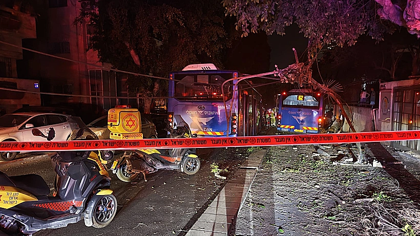 תאונת דרכים ברחוב דיזנגוף בתל אביב