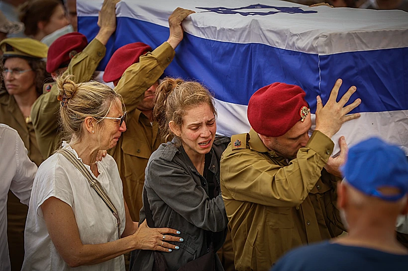 הלווייתו של רס"ן איתמר ספיר שנפל בדרום לבנון