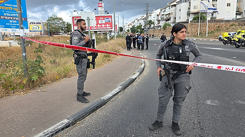 זירת הרצח בלוד
