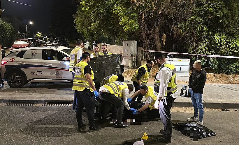 זירת התאונה בחולון