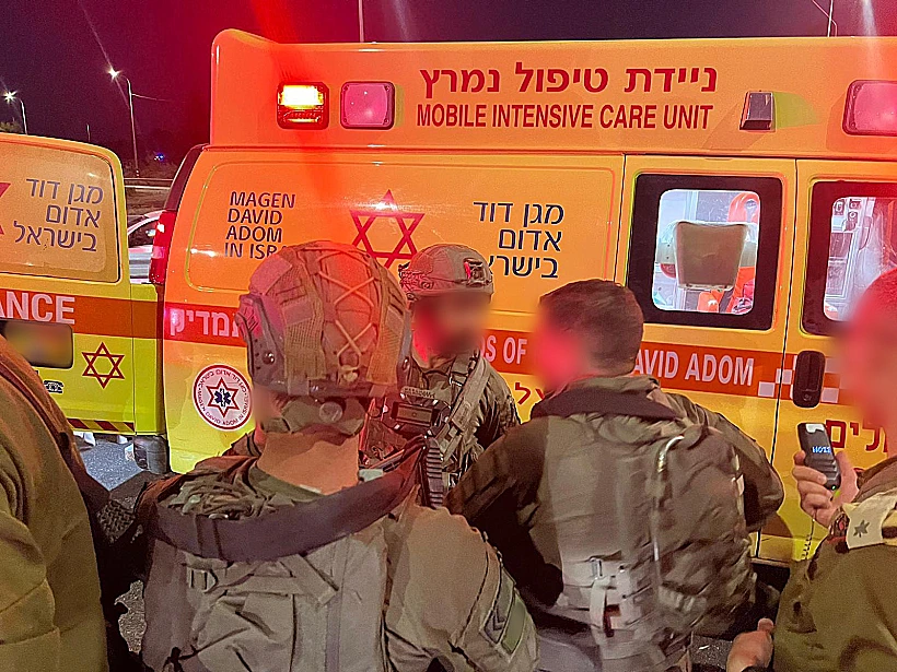 זירת פיגוע הדריסה בגוש עציון