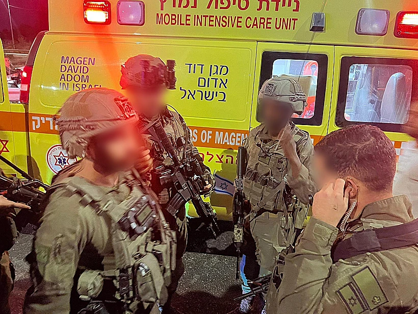 זירת פיגוע הדריסה בגוש עציון