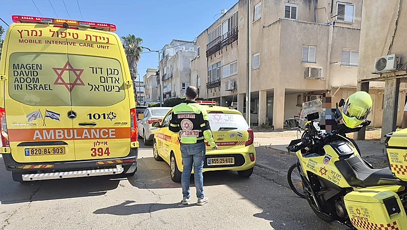 הזירה בה נשכח פעוט ברכב סגור בשפלה