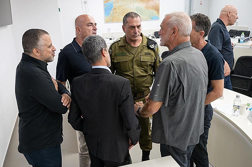 הרמטכ"ל אייל זמיר עם ראשי הרשויות בצפון