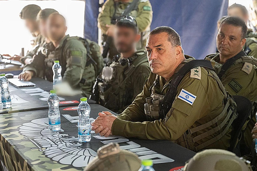 הרמטכ"ל בביקורו ברצועת עזה