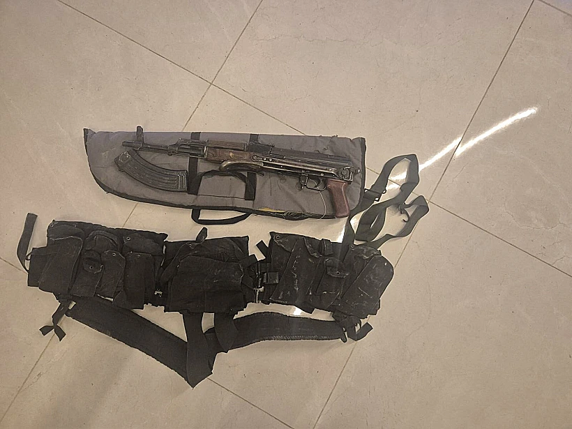 כלי נשק שנתפסו בדרום לבנון
