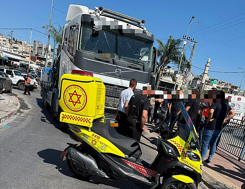 זירת התאונה בעראבה