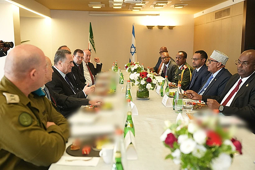 השר כ"ץ עם נשיא סומלילנד עבד א-רחמאן מוחמד עבדאללה
